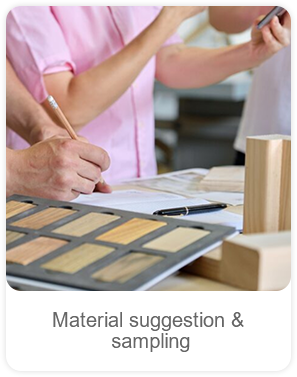 Material suggestion & sampling